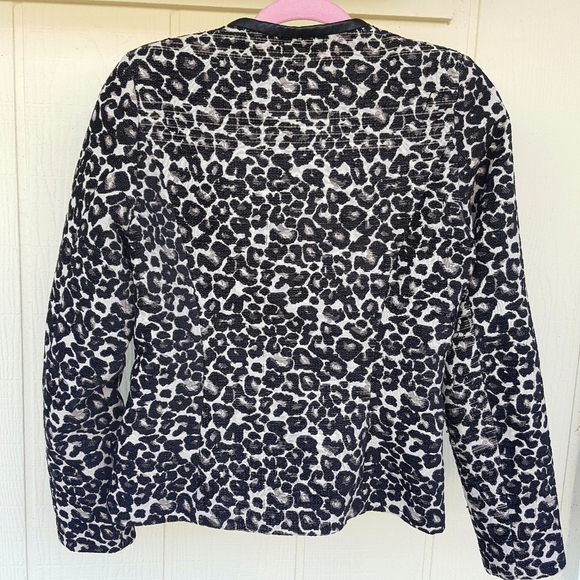 2 SCOTCH MAISON / SCOTCH & SODA LEOPARD ANIMAL PRINT SHORT JACKET - Picture 3 of 5